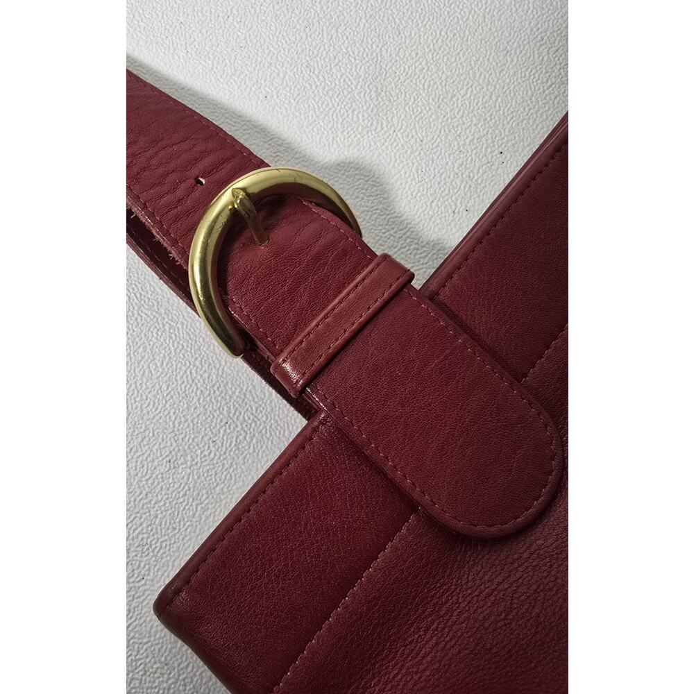 Vintage Coach Soho Lafayette Shoulder Bag J7M-4140 Red Leather